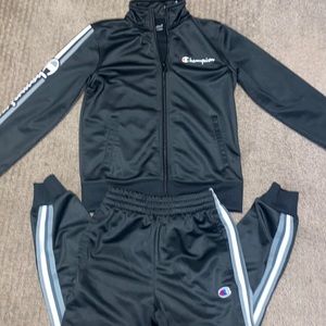 Champion track suit
